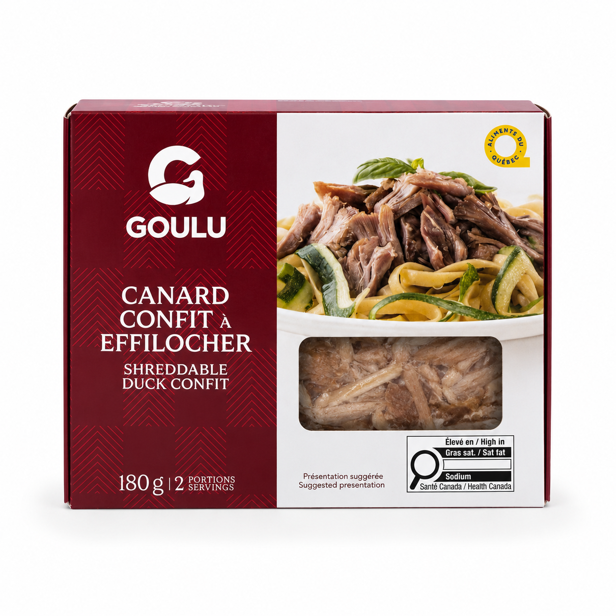 Canard confit à effilocher