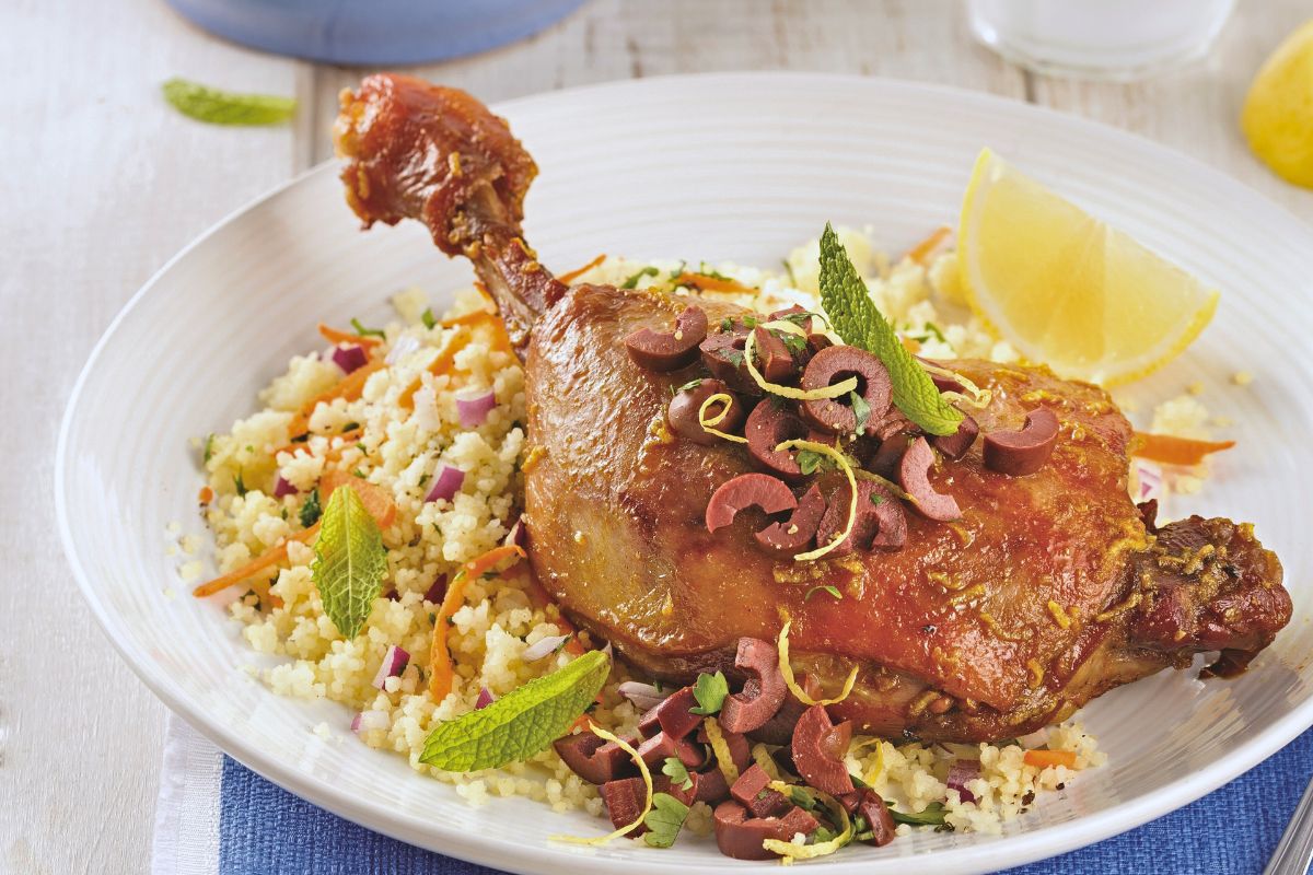 Cuisses confites à la marocaine - Le Canard Goulu